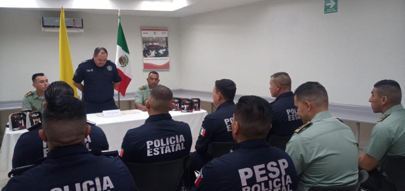 Recibe Policía Estatal capacitación en manejo de armas de alta precisión