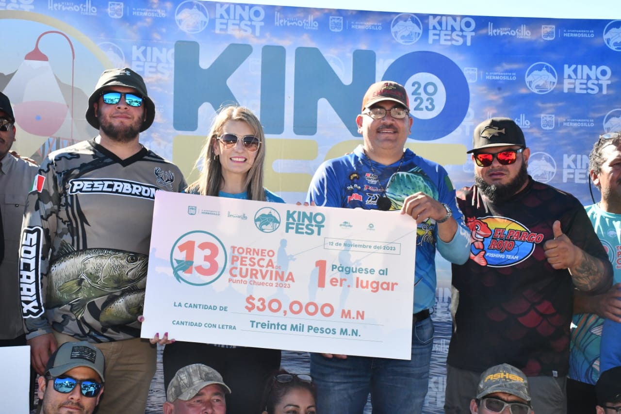 Concluye con exitosa convivencia el XIII Torneo de pesca de Curvina del Kino Fest 2023