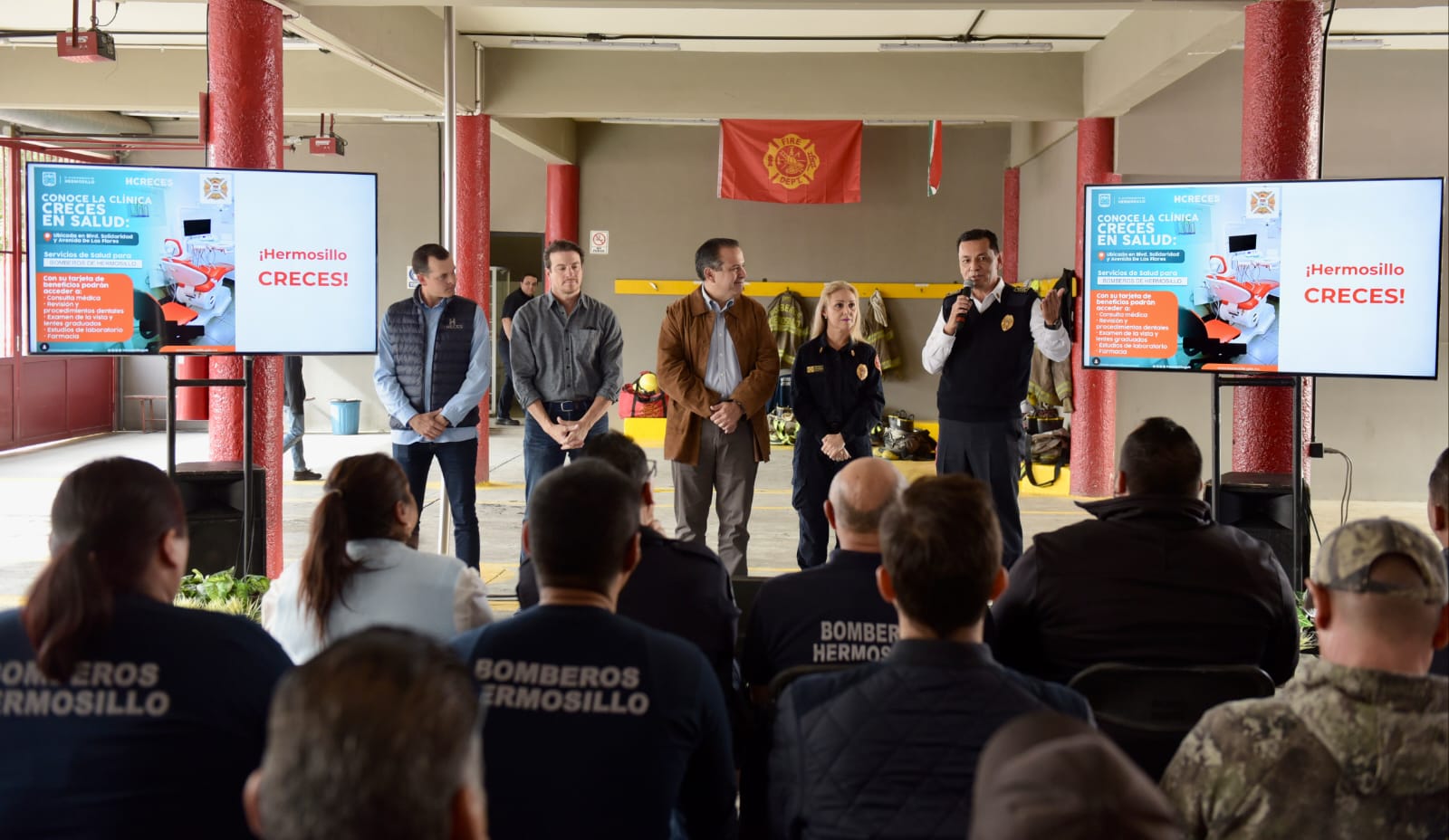 Formaliza Toño Astiazarán acceso de Bomberos a CRECES en Salud