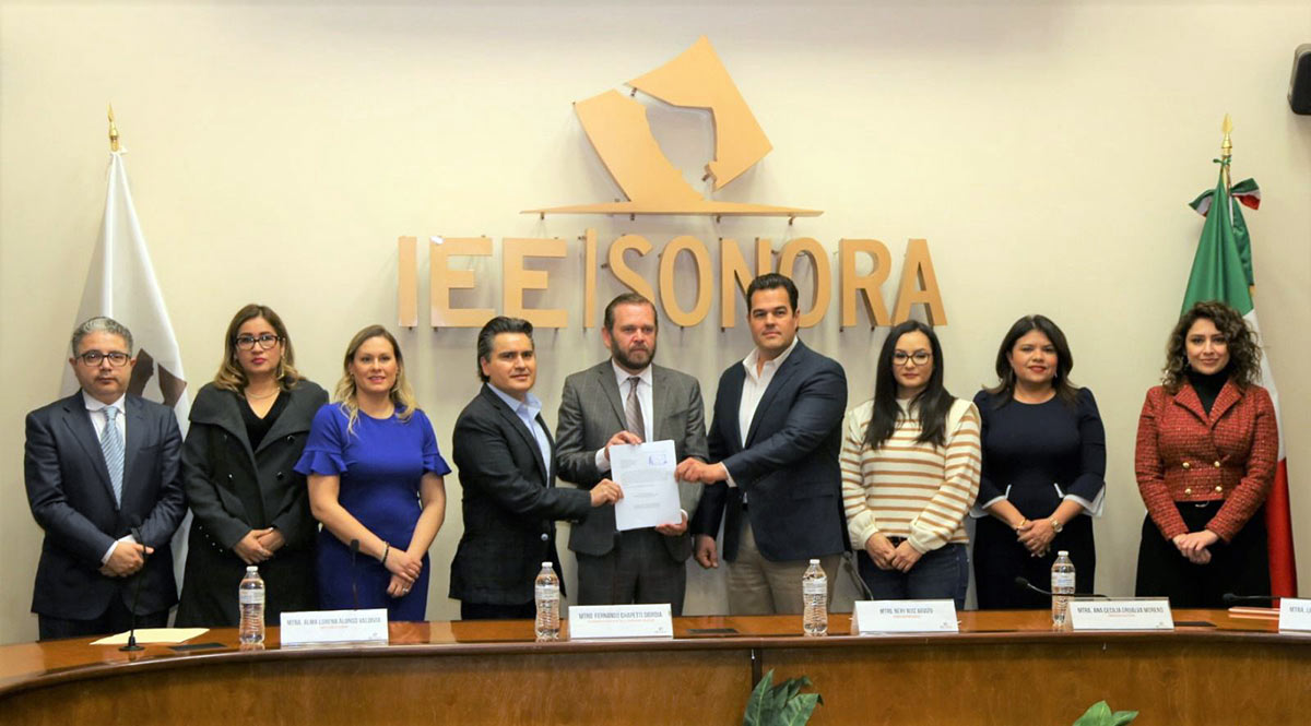 Presentan PAN y PRI carta intención para conformar la Coalición Fuerza por Sonora