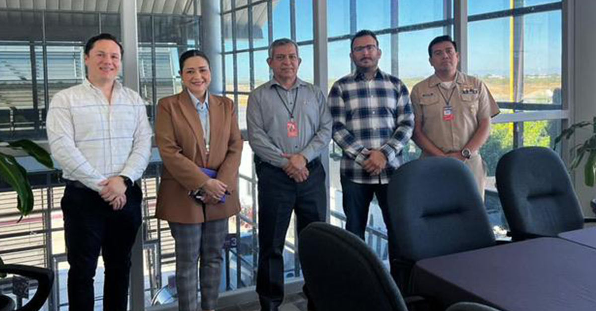 Se reúne Gobierno de Sonora con la nueva administración del Aeropuerto Internacional de Ciudad Obregón
