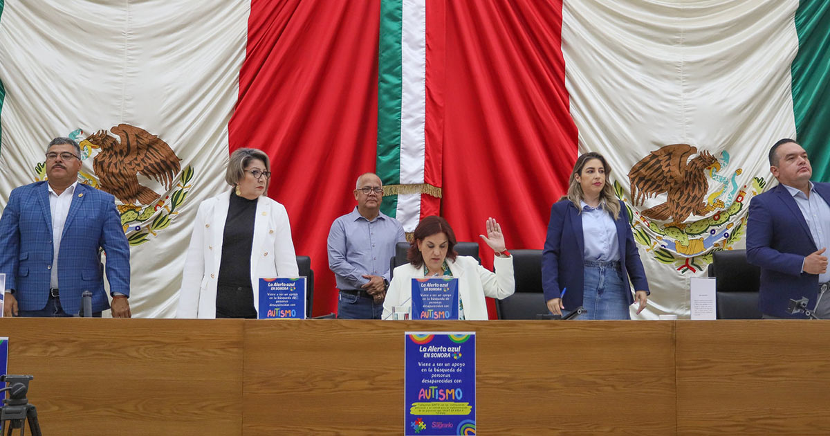 Congreso de Sonora aprueba protocolo Alerta Azul para localización de niñez autista extraviada