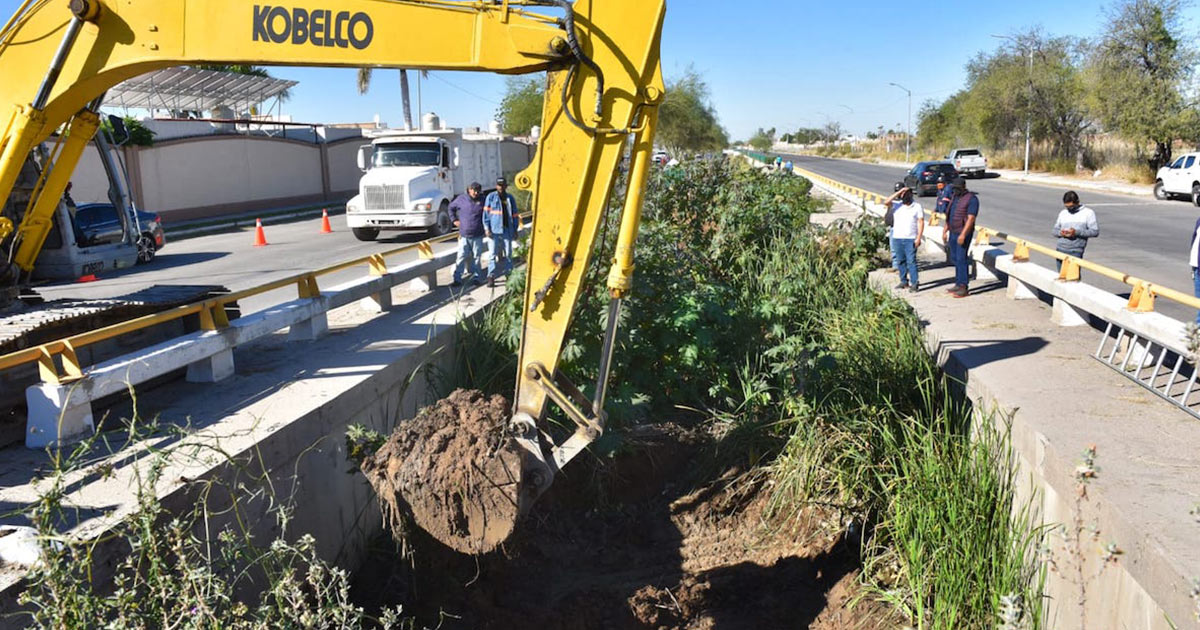 Retira Servicios Públicos Municipales más de 9 mil toneladas de residuos de canales
