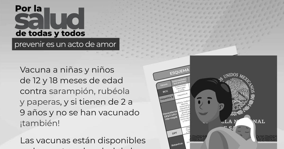 Inicia Salud Sonora campaña de vacunación