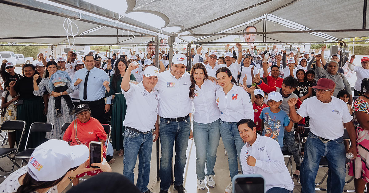 Crecer parejo es que a todos los hermosillenses lleguen beneficios de gobierno: Toño Astiazarán