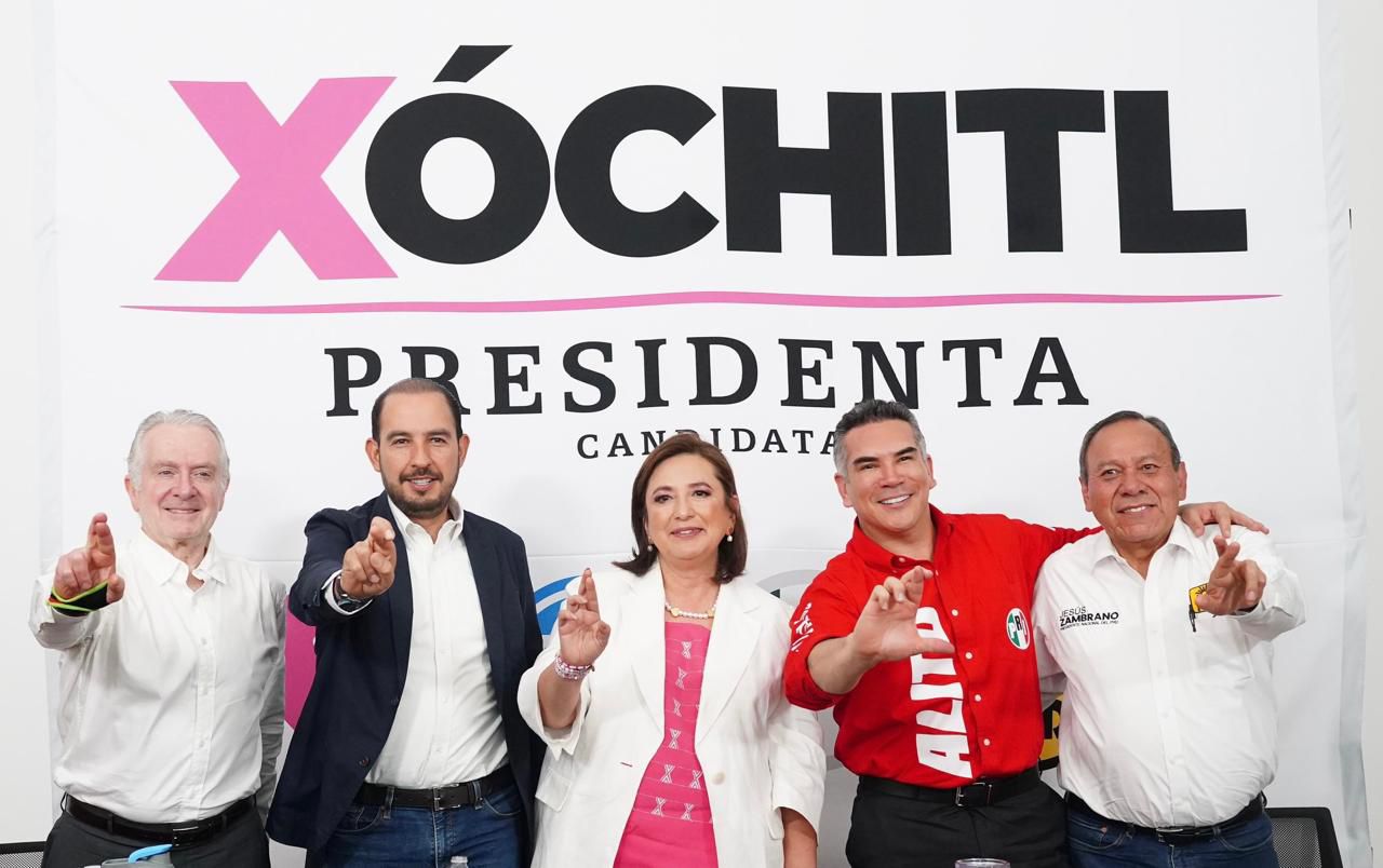 Xóchitl Gálvez y partidos redoblarán esfuerzos rumbo a la Presidencia