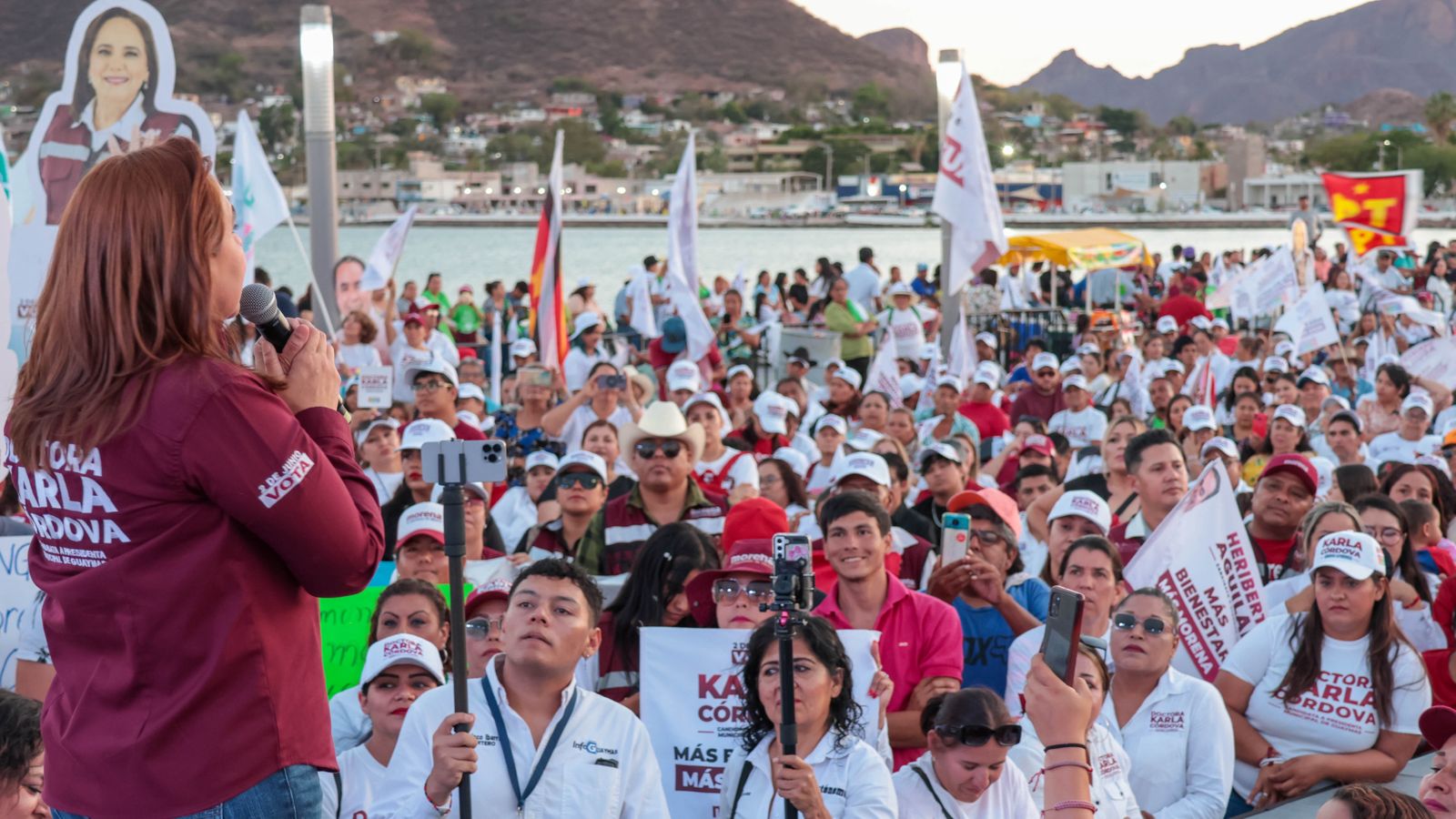 Cierra campaña a la alcaldía de Guaymas la doctora Karla Córdova González