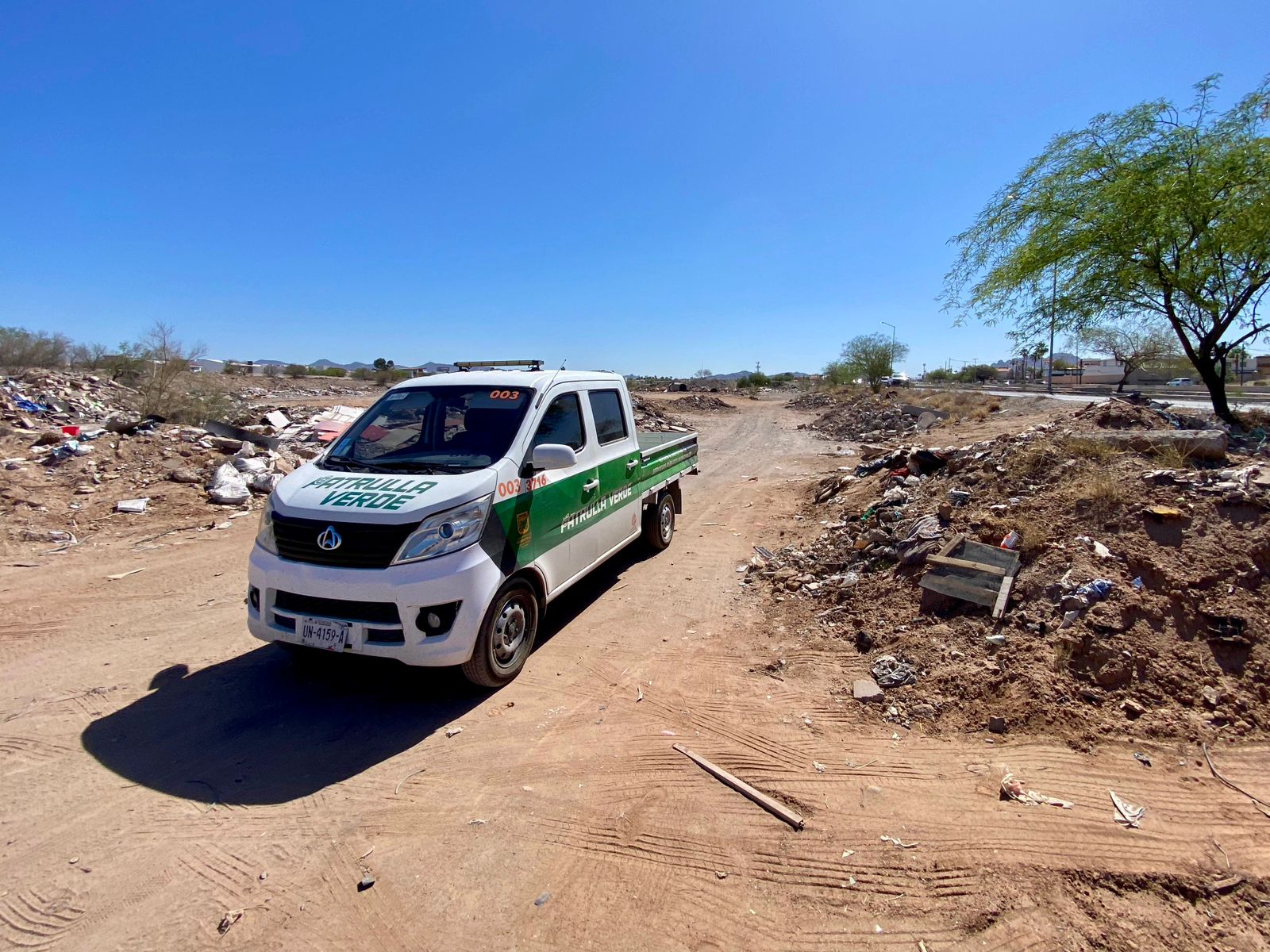 Lleva Servicios Públicos Municipales más de 12 mil toneladas de desechos retirados de basureros clandestinos en Hermosillo