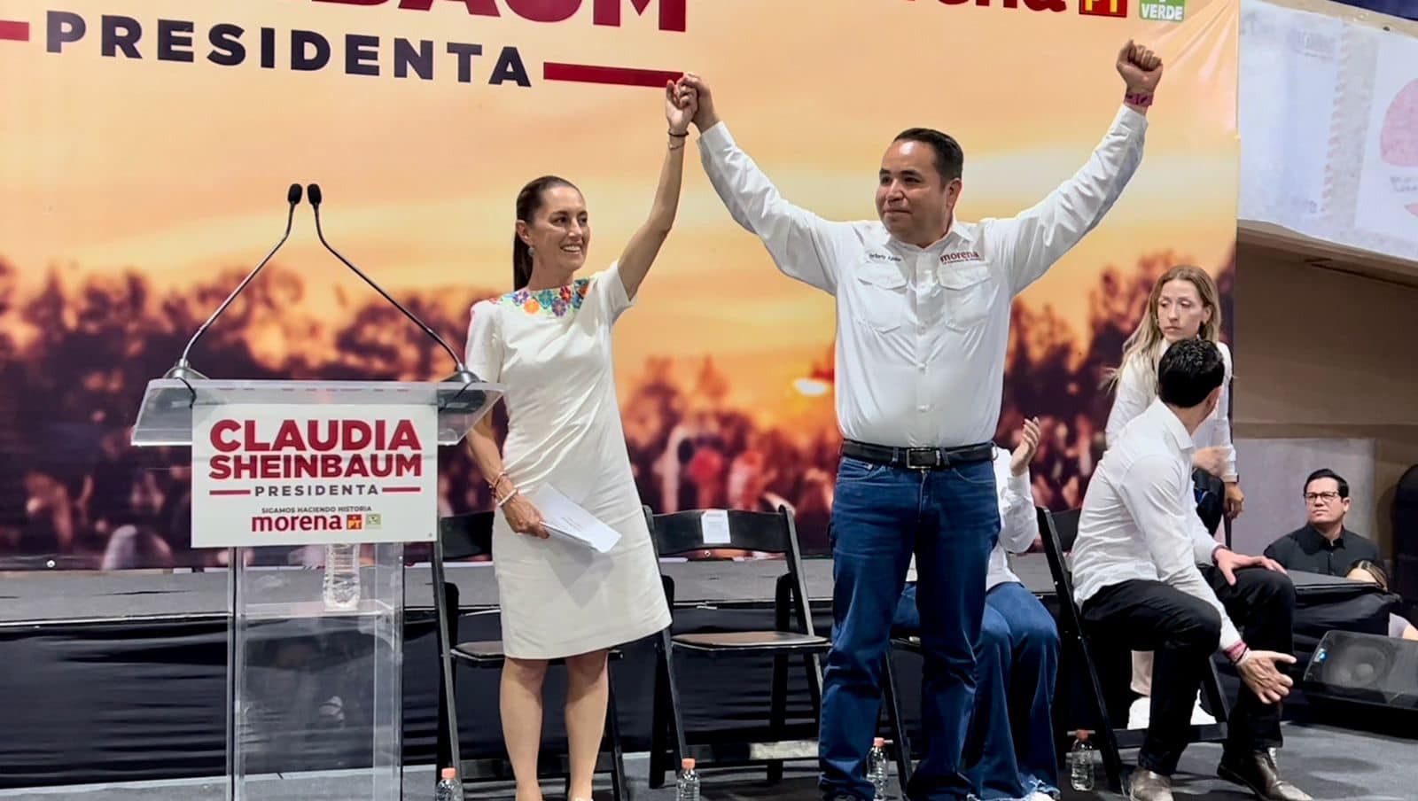 Fórmula de Morena al Senado en Sonora de mantiene en las preferencias electorales: Aguilar Castillo