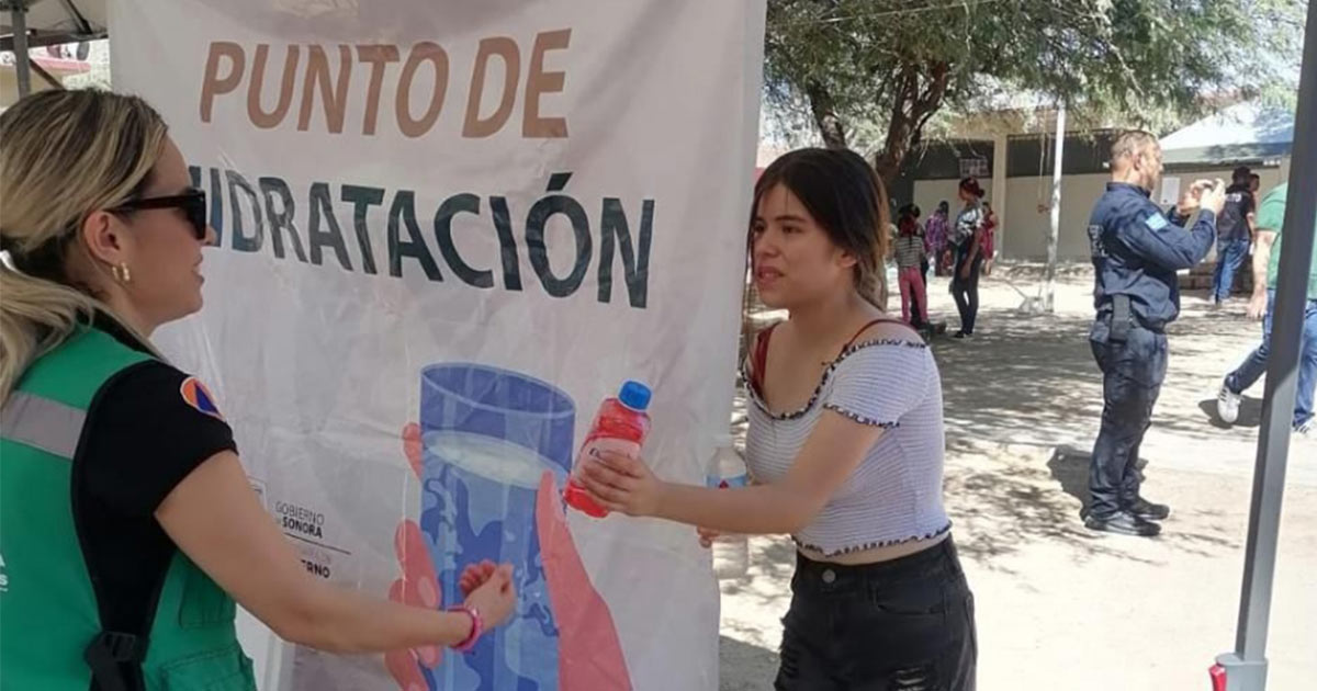 Emite Gobierno de Sonora recomendaciones ante ola de calor en el estado
