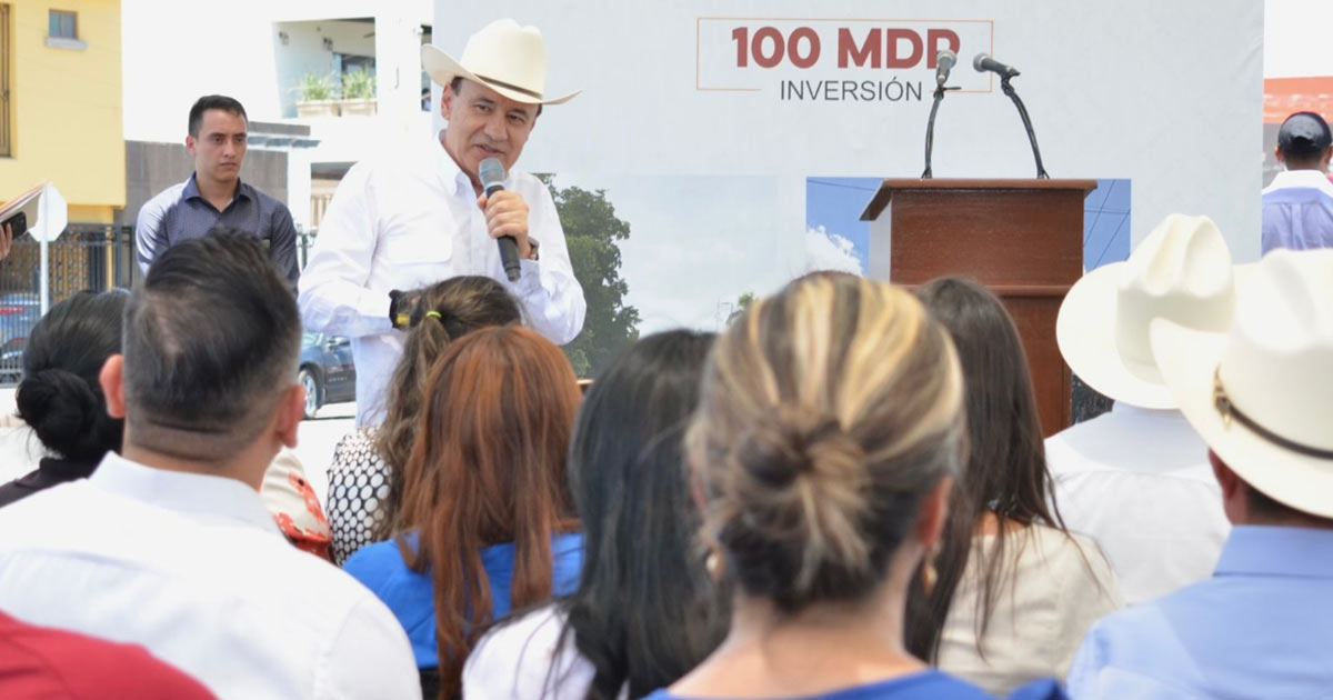Entrega Gobierno de Sonora rehabilitación de vialidades en Cajeme