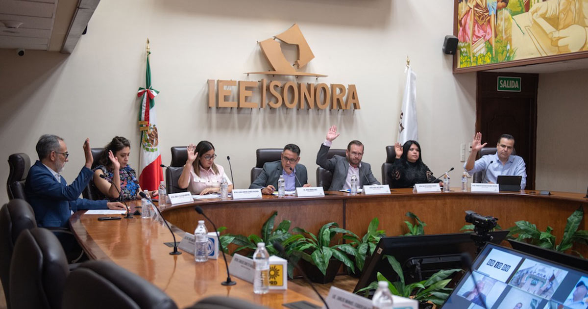 Aprueba IEE Sonora regidurías de representación proporcional en siete municipios pendientes