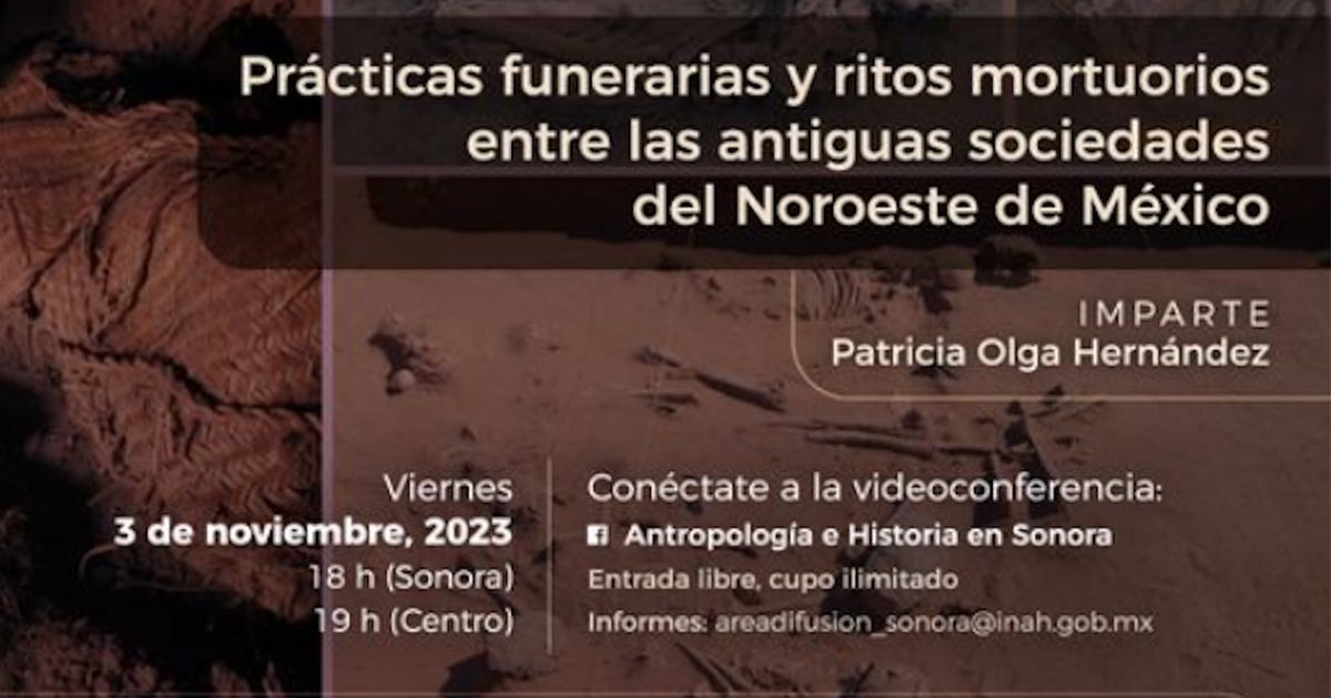 INAH Sonora impartirá conferencia sobre las últimas investigaciones arqueológicas en la zona costera del noroeste de Sonora