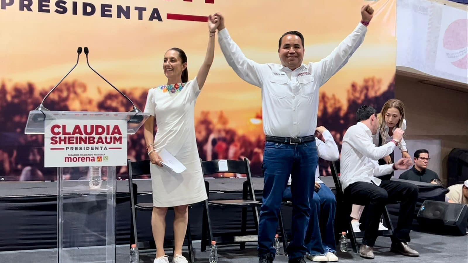 Hicimos historia con Claudia Sheinbaum: Heriberto Aguilar