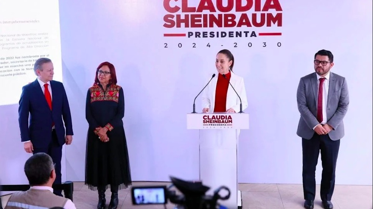 Claudia Sheinbaum coloca a Zaldívar en su gabinete ampliado
