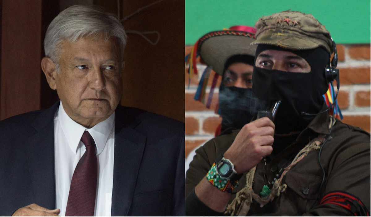 El subcomandante Marcos se va contra López Obrador