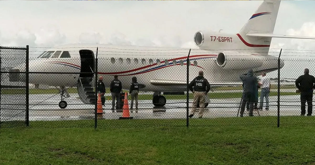 Estados Unidos incauta el avión utilizado por el presidente de Venezuela, Nicolás Maduro, en la República Dominicana