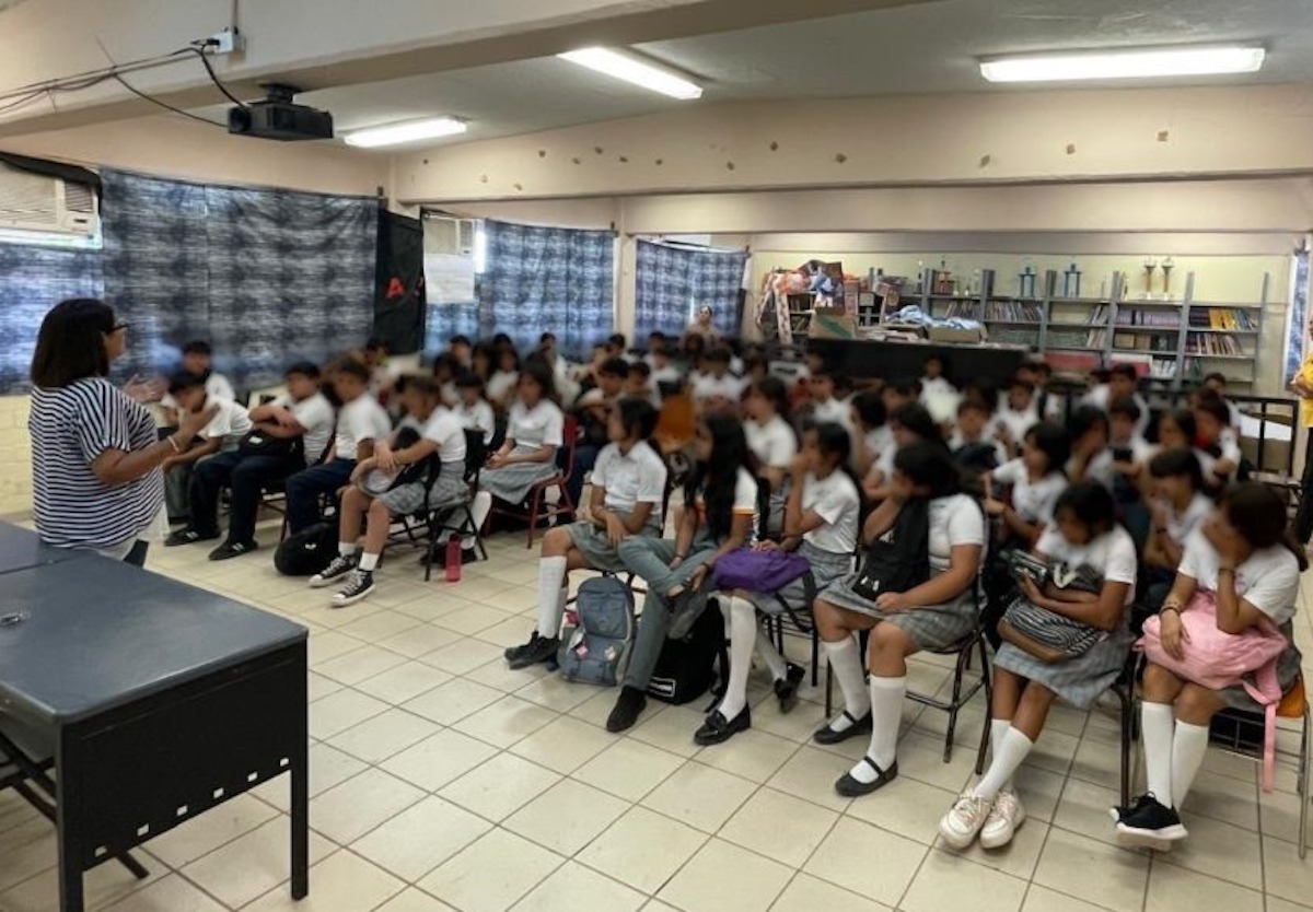 Previene SSP y Fundación Oceánica adicciones entre estudiantes de Cajeme Previene SSP y Fundación Oceánica adicciones entre estudiantes de Cajeme