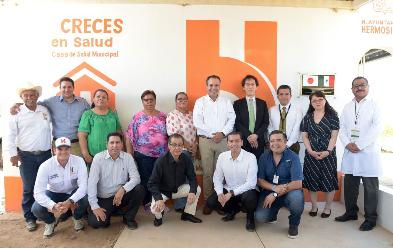 Inaugura Toño Astiazarán Casa de Salud en ejido El Carmen rehabilitada con apoyo del gobierno de Japón