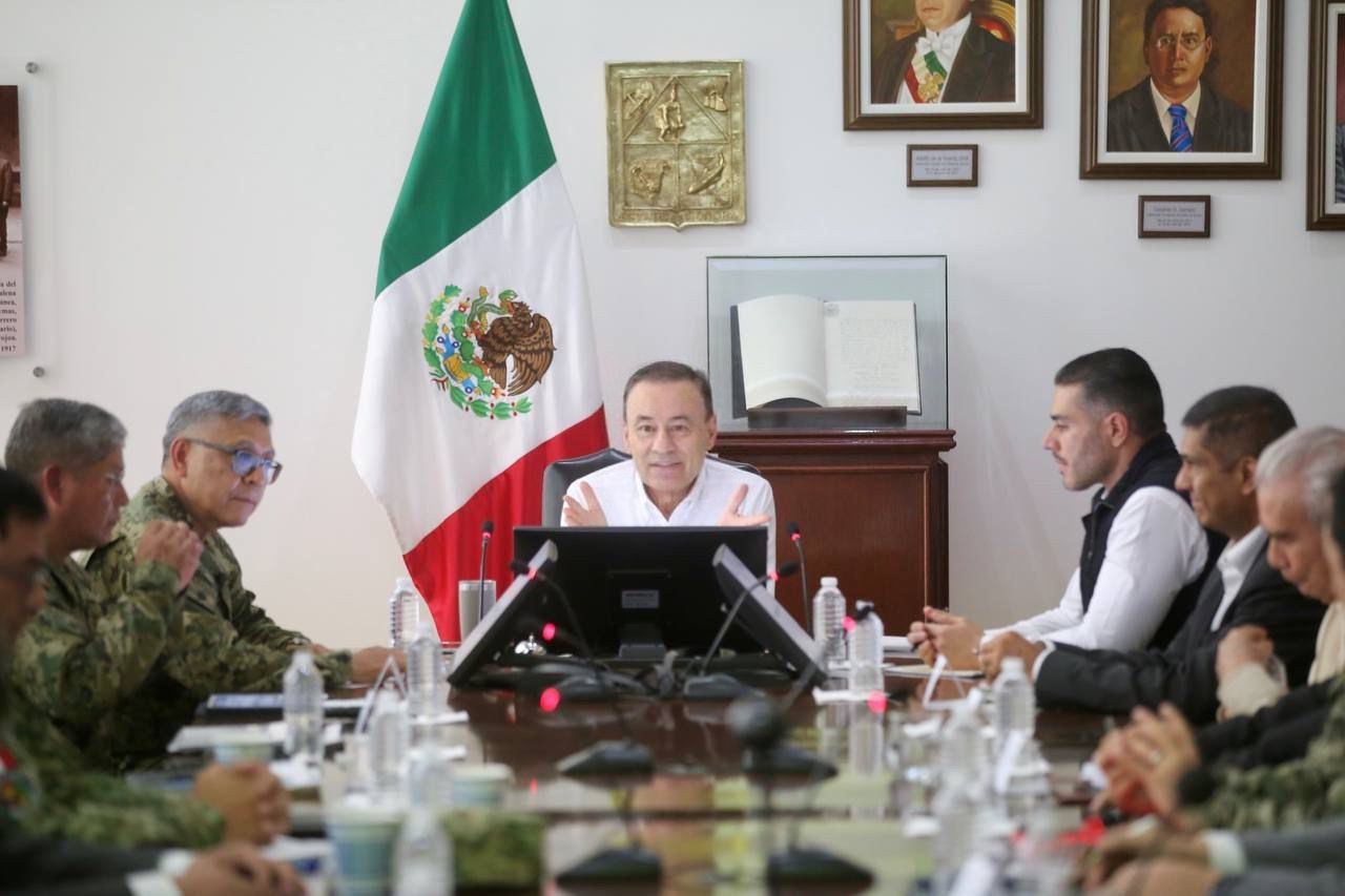 Se reúne Gobernador Durazo con Secretarios de Seguridad  y de Marina; buscan mejorar coordinación en el combate a la delincuencia