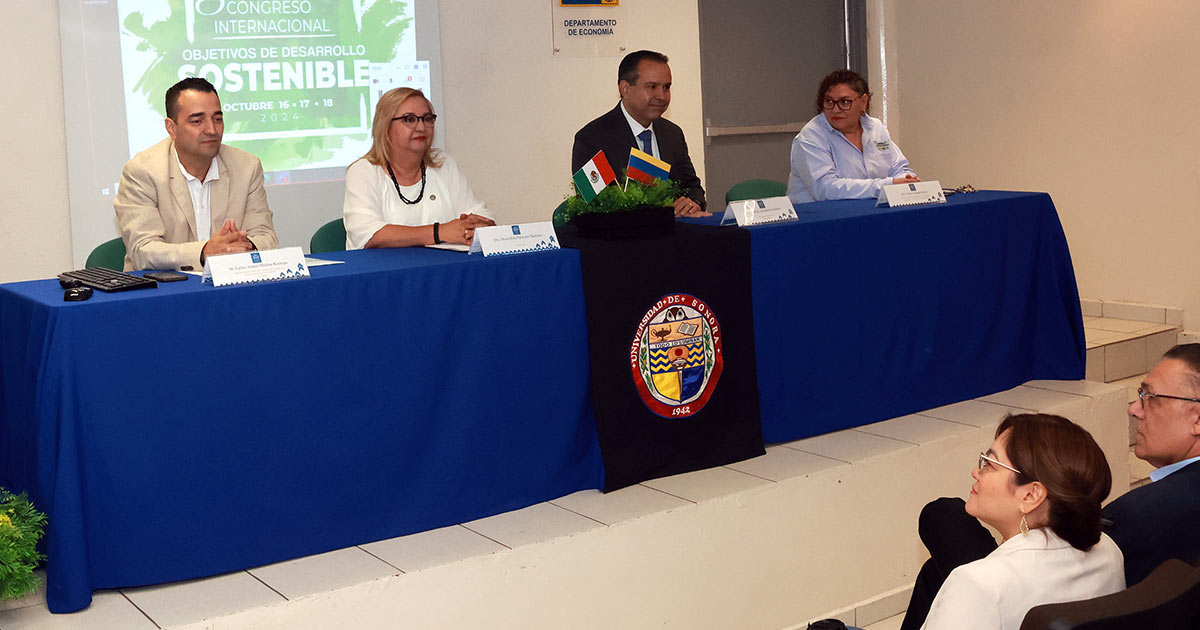 Es Unison sede del 3er. Congreso Internacional Objetivos de Desarrollo Sostenible
