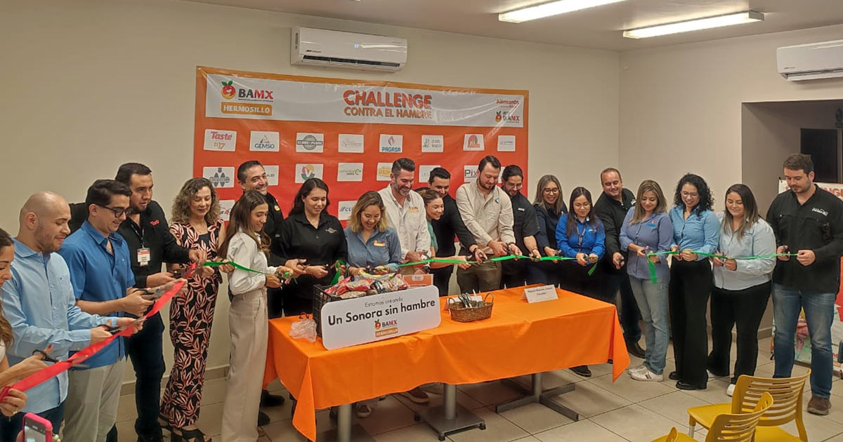 Banco de Alimentos de Hermosillo lanza “Challenge contra el Hambre” para recolectar 22 toneladas de frijol
