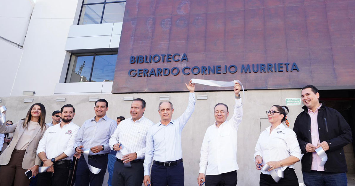 Cumple Gobernador Durazo con rehabilitación de calles del centro histórico y entrega de biblioteca del Colson
