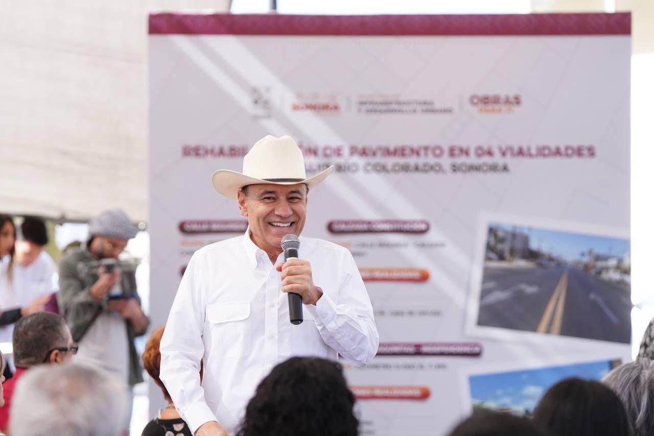 Gobernador Durazo cumple a sonorenses con rehabilitación de más de 120 vialidades en municipios