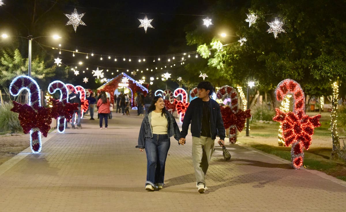 Invita Gobierno de Hermosillo a disfrutar la magia de la Navidad en el Parque Madero
