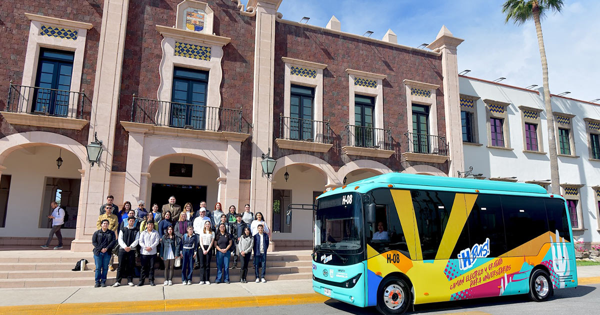 Arranca Toño Astiazarán H Bus gratuito para estudiantes universitarios