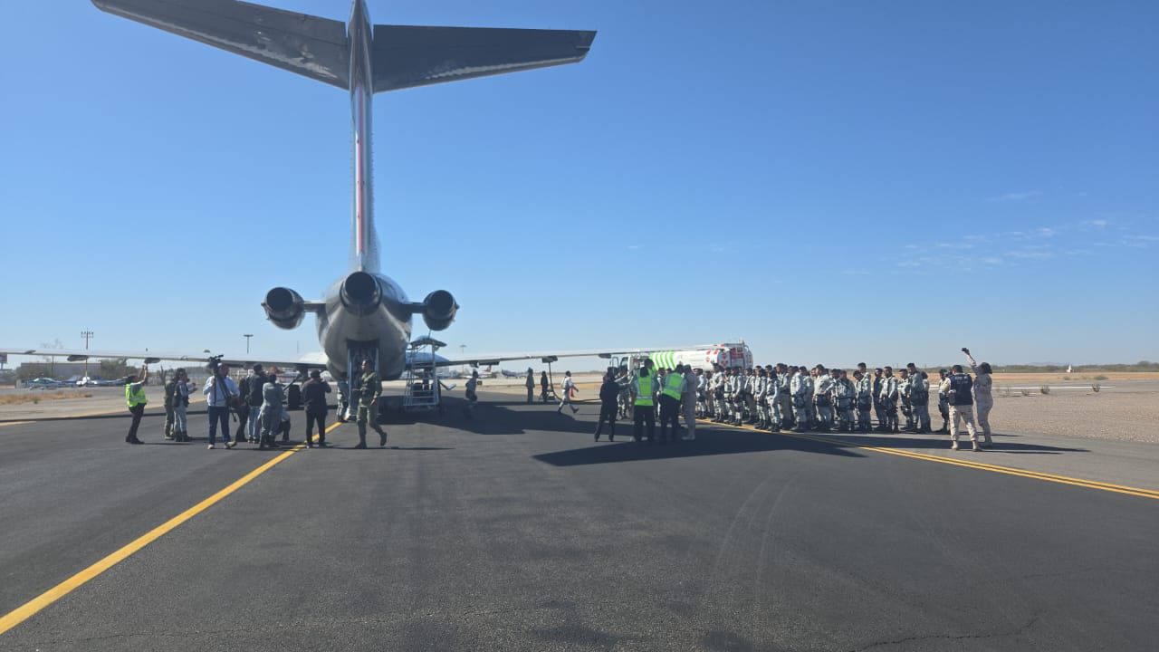 Se fortalece en Sonora estado de fuerza con la llegada de mil 500 elementos de la Guardia Nacional Se fortalece en Sonora estado de fuerza con la llegada de mil 500 elementos de la Guardia Nacional