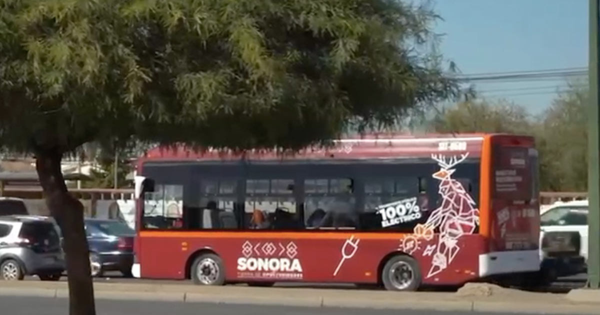 Gobernador Durazo transforma el transporte público en Hermosillo con unidades eléctricas a través del Plan Sonora