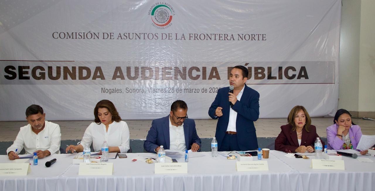 Llama Heriberto Aguilar a construir una frontera de oportunidades con unidad y visión nacional