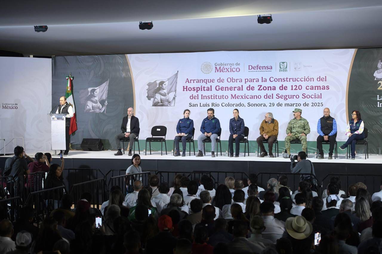 Cumplen Gobernador Durazo y Presidenta Sheinbaum a sonorenses con histórico inicio de obra de Hospital del IMSS en San Luis Rio Colorado Cumplen Gobernador Durazo y Presidenta Sheinbaum a sonorenses con histórico inicio de obra de Hospital del IMSS en San Luis Rio Colorado