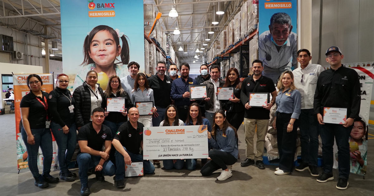 Banco de Alimentos de Hermosillo logró acopiar más de 10 toneladas de frijol gracias a empresas solidarias