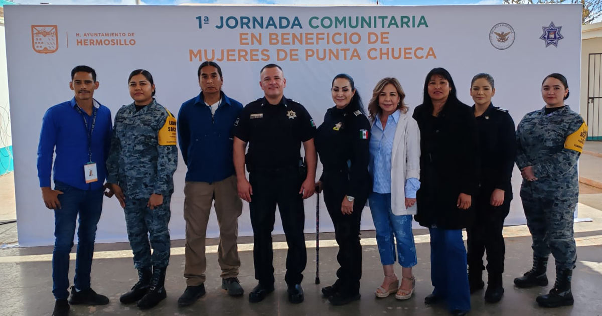 Lleva Ayuntamiento de Hermosillo, Primera Jornada Comunitaria de la Mujer a Punta Chueca