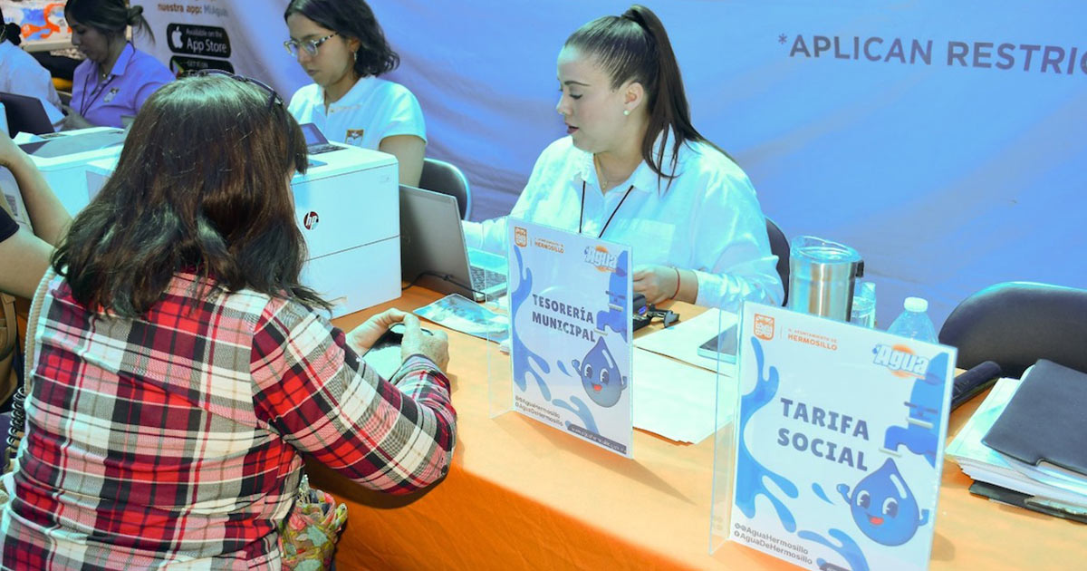 Se benefician hermosillenses con Maratón de Descuentos de Tesorería Municipal y Agua de Hermosillo