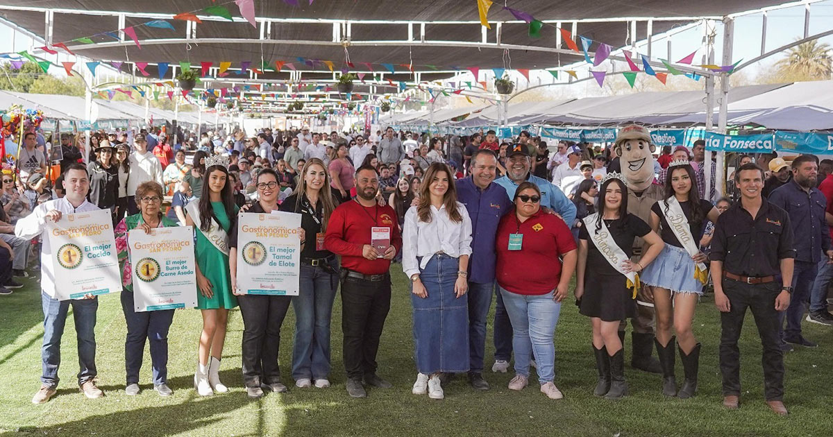 Celebra Toño Astiazarán récord exitoso de la 8va Muestra Gastronómica de San Pedro con más de 20 mil asistentes