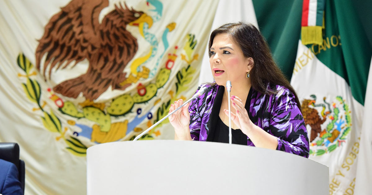 La diputada Gabriela Tapia Fonllem presenta posicionamiento referente al maíz transgénico.