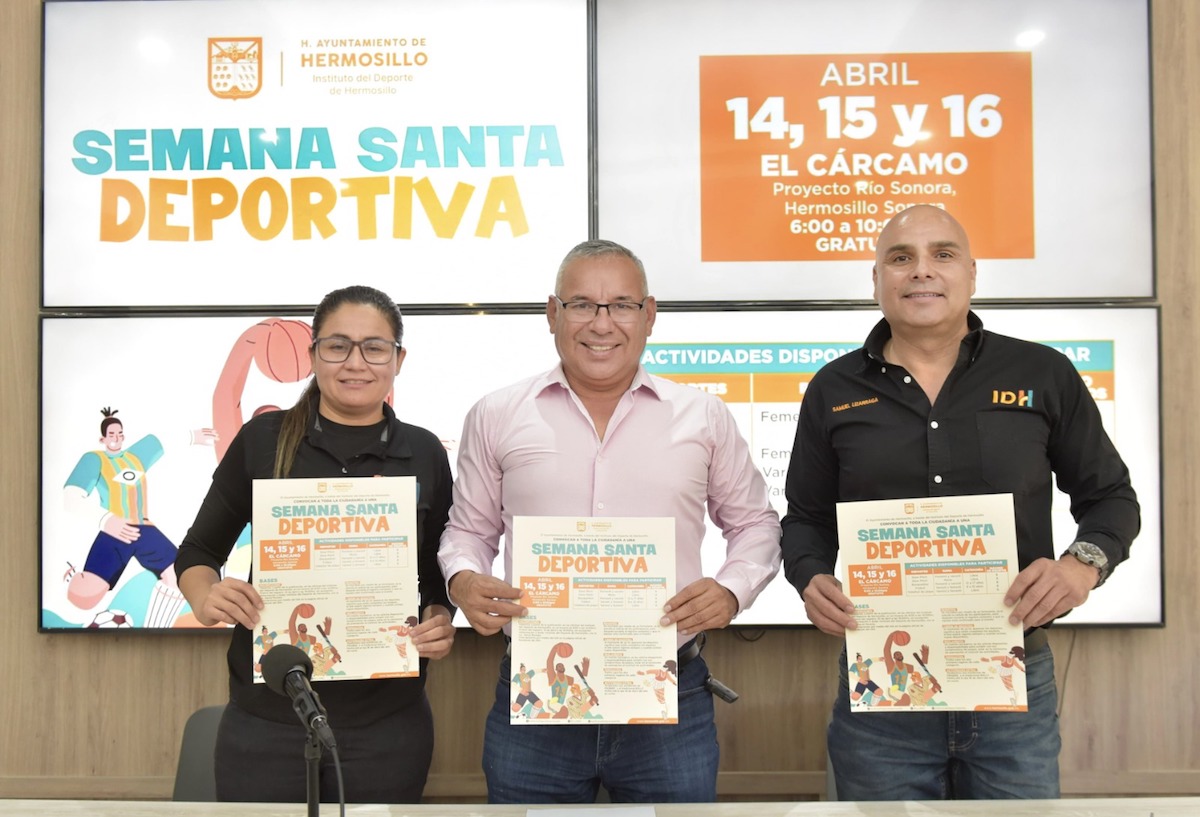 Realizará IDH torneos de Semana Santa en El Cárcamo