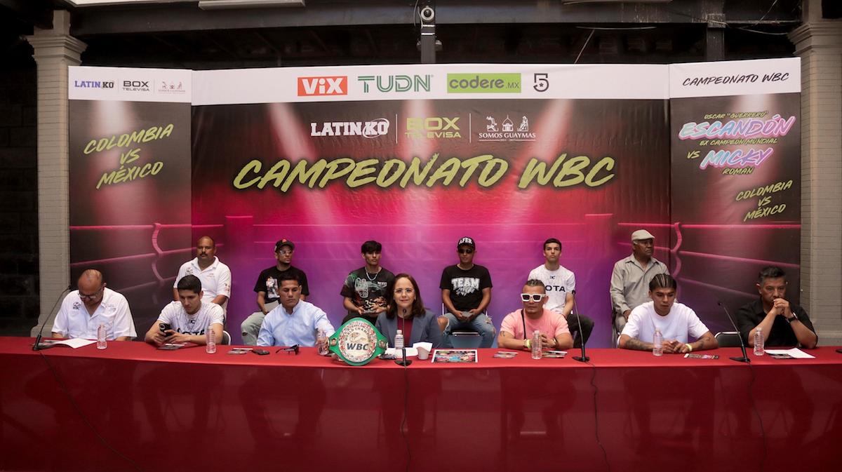 Realiza Ayuntamiento de Guaymas conferencia previa a la pelea de box Colombia vs. México