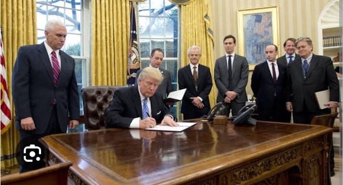 Trump montado en un “tigre de papel”