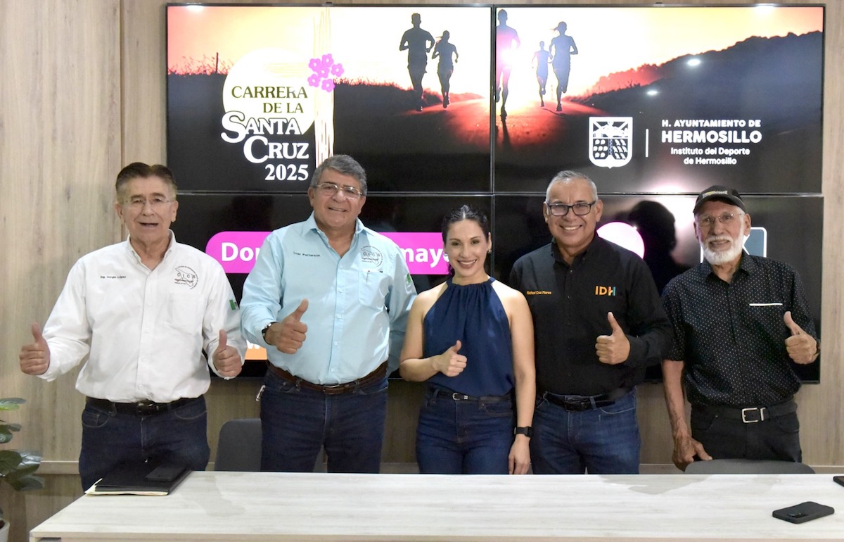 Invita Ayuntamiento de Hermosillo sumarse a la Carrera de la Santa Cruz 2025