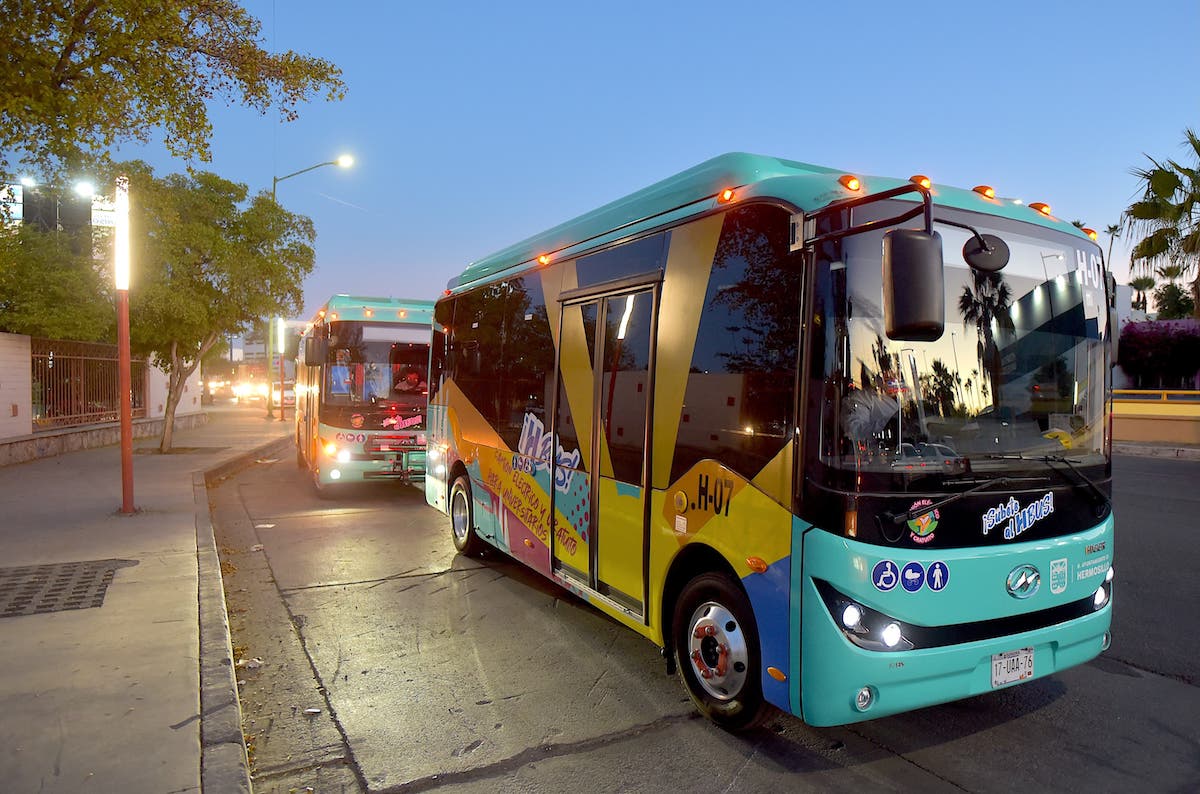 Amplía Ayuntamiento de Hermosillo rutas de transporte eléctrico H Bus a estudiantes universitarios