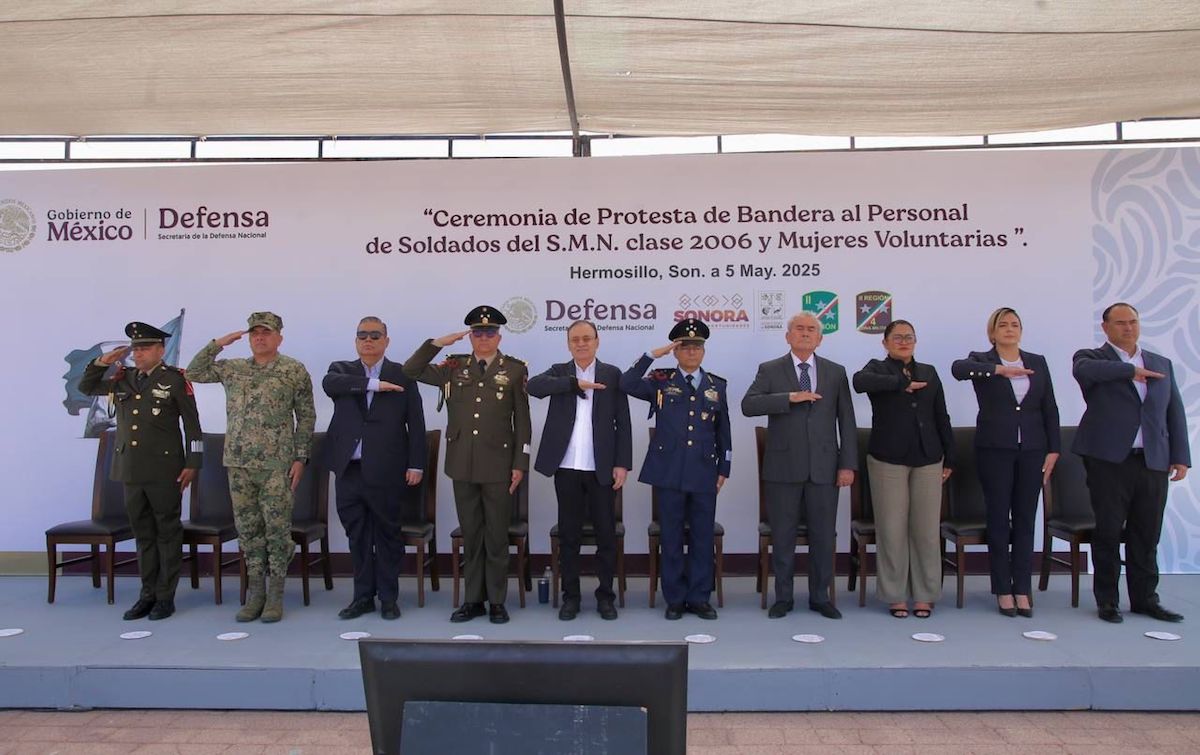 Encabeza Gobernador Durazo Ceremonia de Protesta a jóvenes del Servicio Militar en conmemoración a la Batalla de Puebla