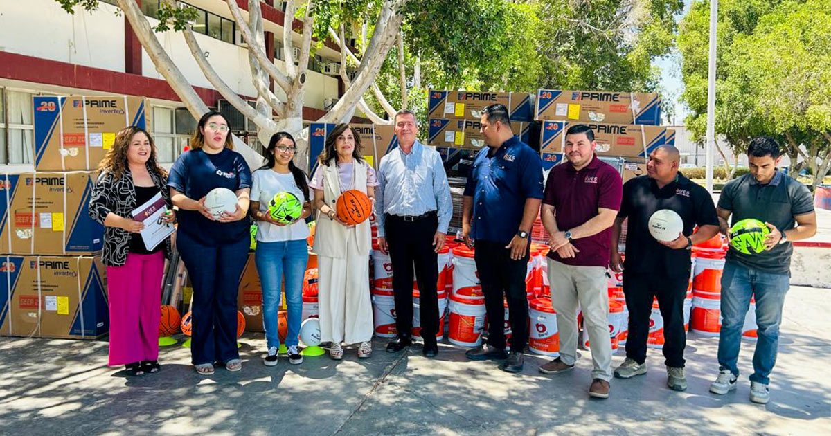 Fortalece gobernador Durazo infraestructura académica, deportiva y de mantenimiento de la UES