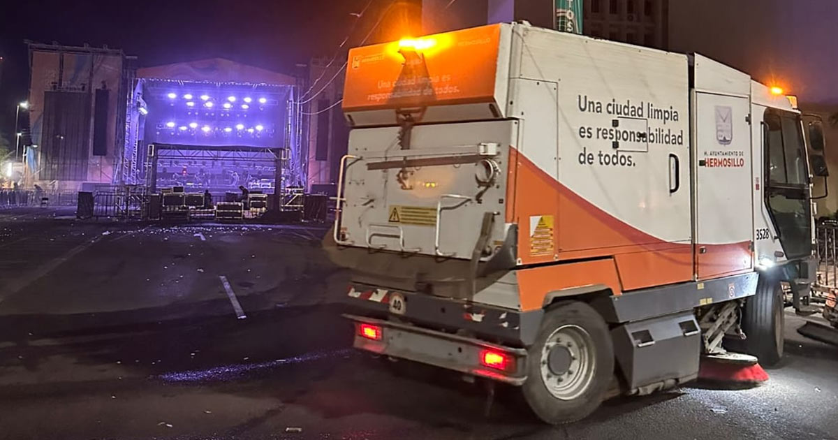De las 80 toneladas de desechos generadas en las Fiestas del Pitic el 40 % es material de recicle