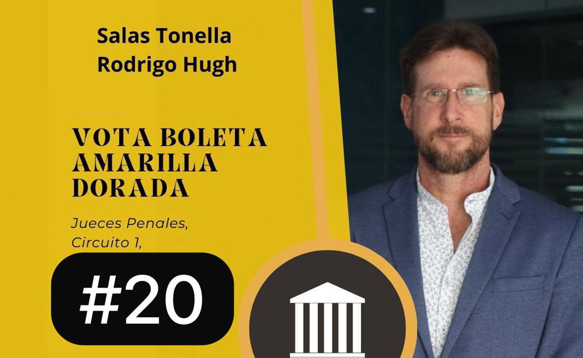 Rodrigo Hugh Salas Tonella busca renovar la justicia penal desde el Circuito 1