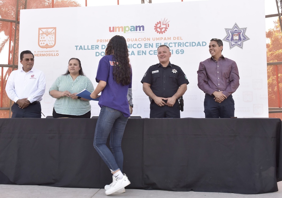 Promueve Ayuntamiento de Hermosillo oportunidades de capacitación a adolescentes infractores