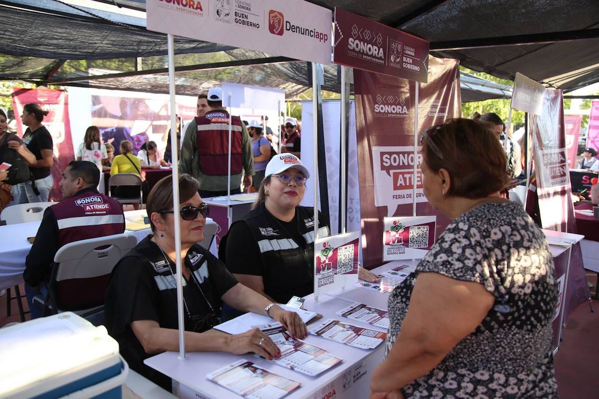 Gobernador Durazo lleva feria de servicios gratuitos «Sonora Atiende» a Altares